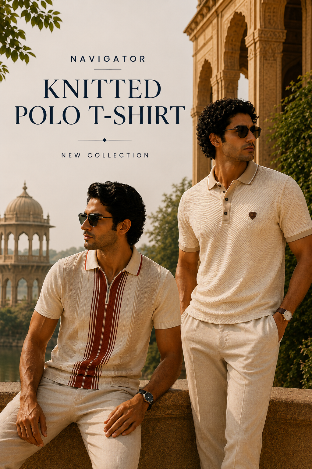 Knitted Polo T-Shirt