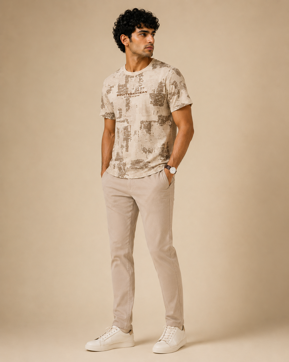 Mediterranean Mind Tee — Sand