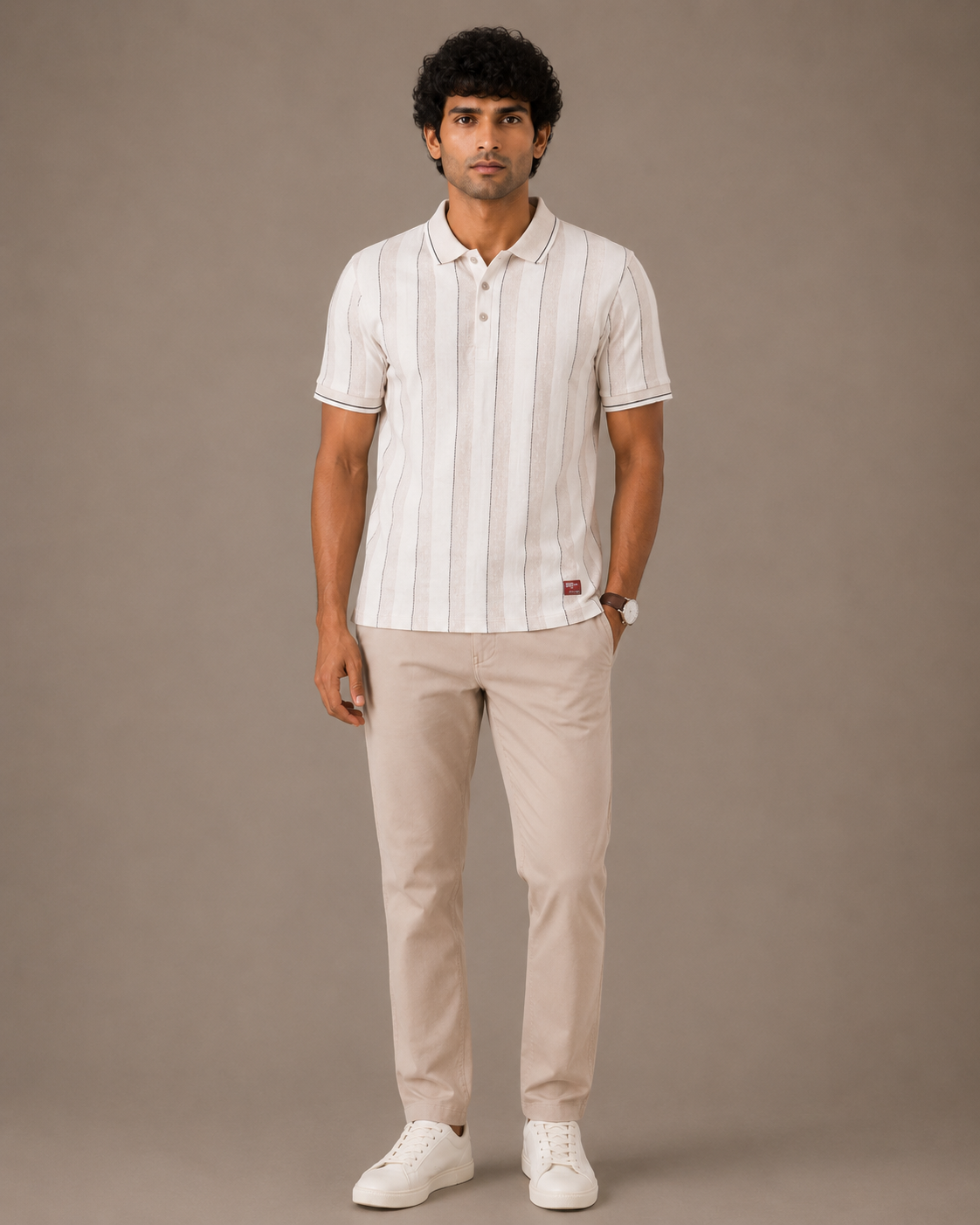Sandbar Pinstripe Polo
