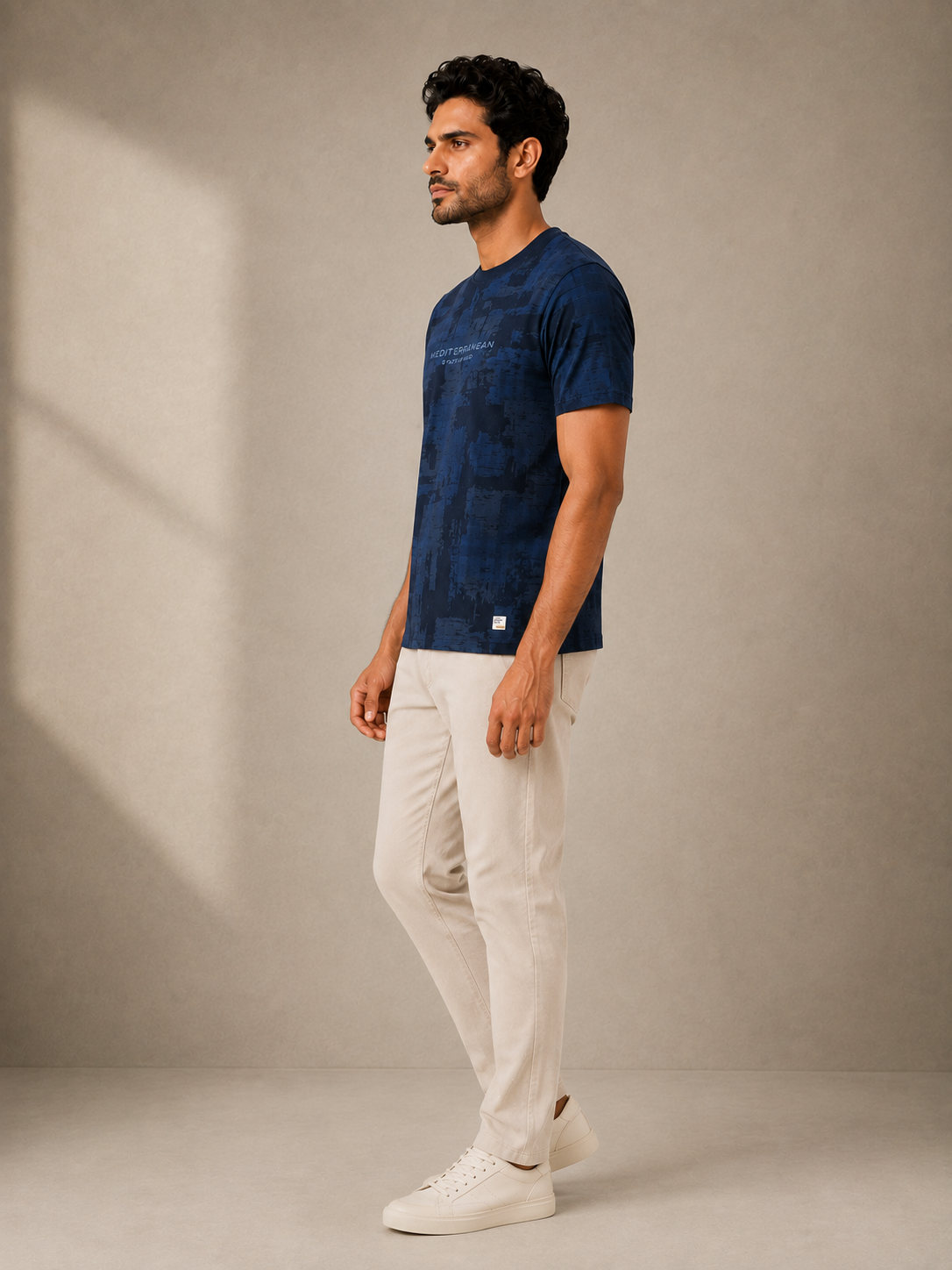 Mediterranean Mind Tee — Navy