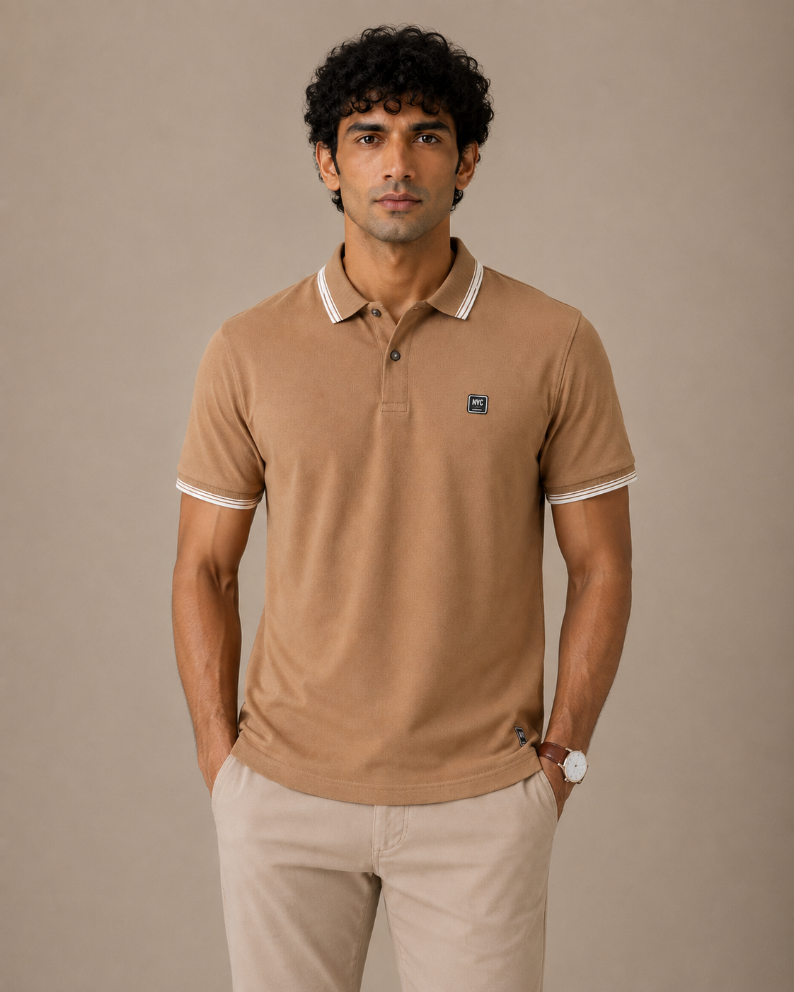 Camel Tipped Classic Polo