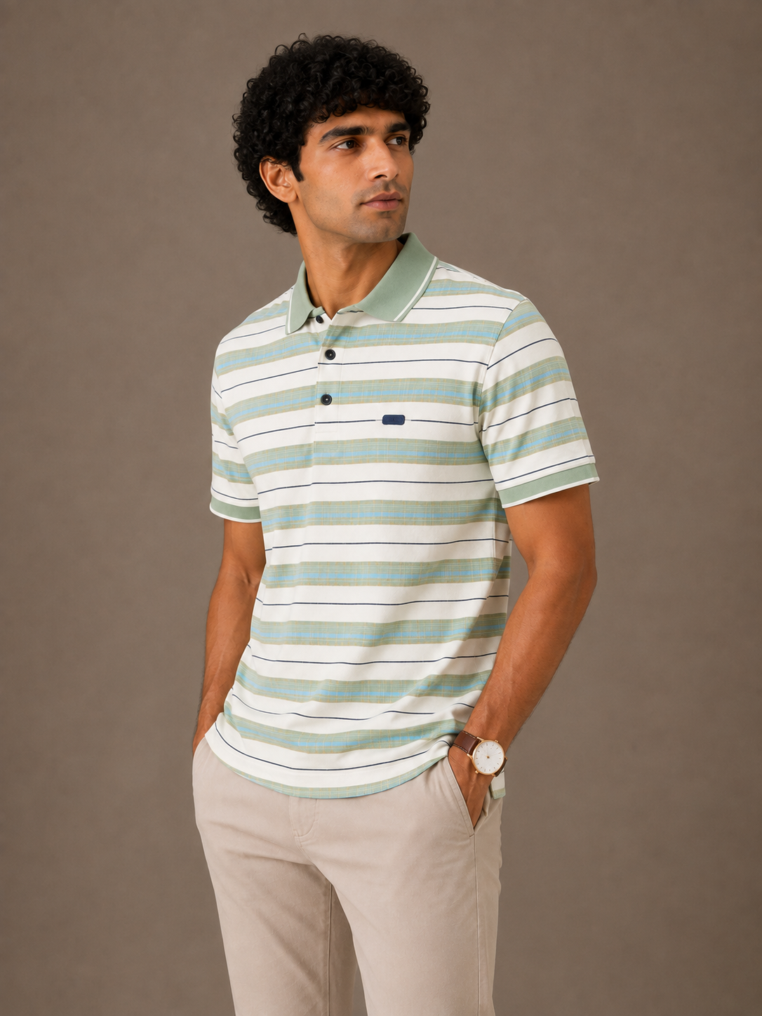 Meadow Multi-Stripe Polo