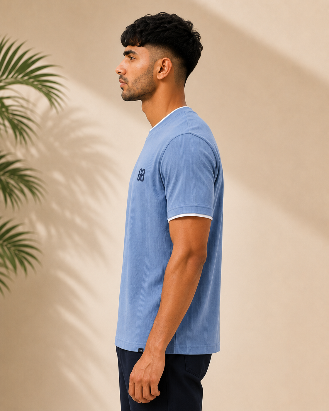Glen Check '68 Tee — Blue
