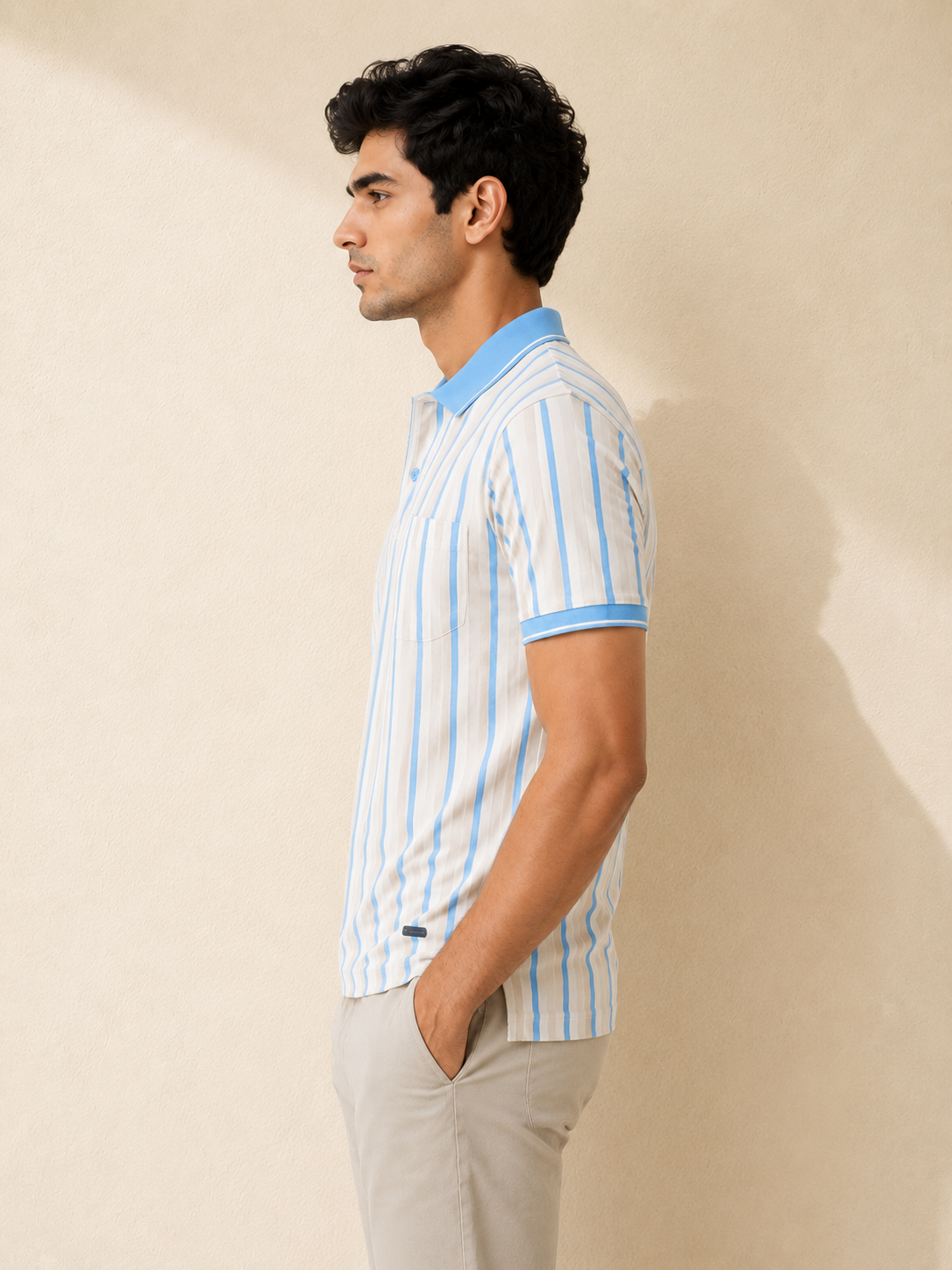 Harbour Stripe Pocket Polo