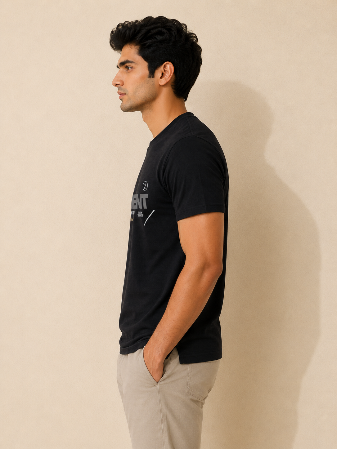 Confident Rib Knit Tee