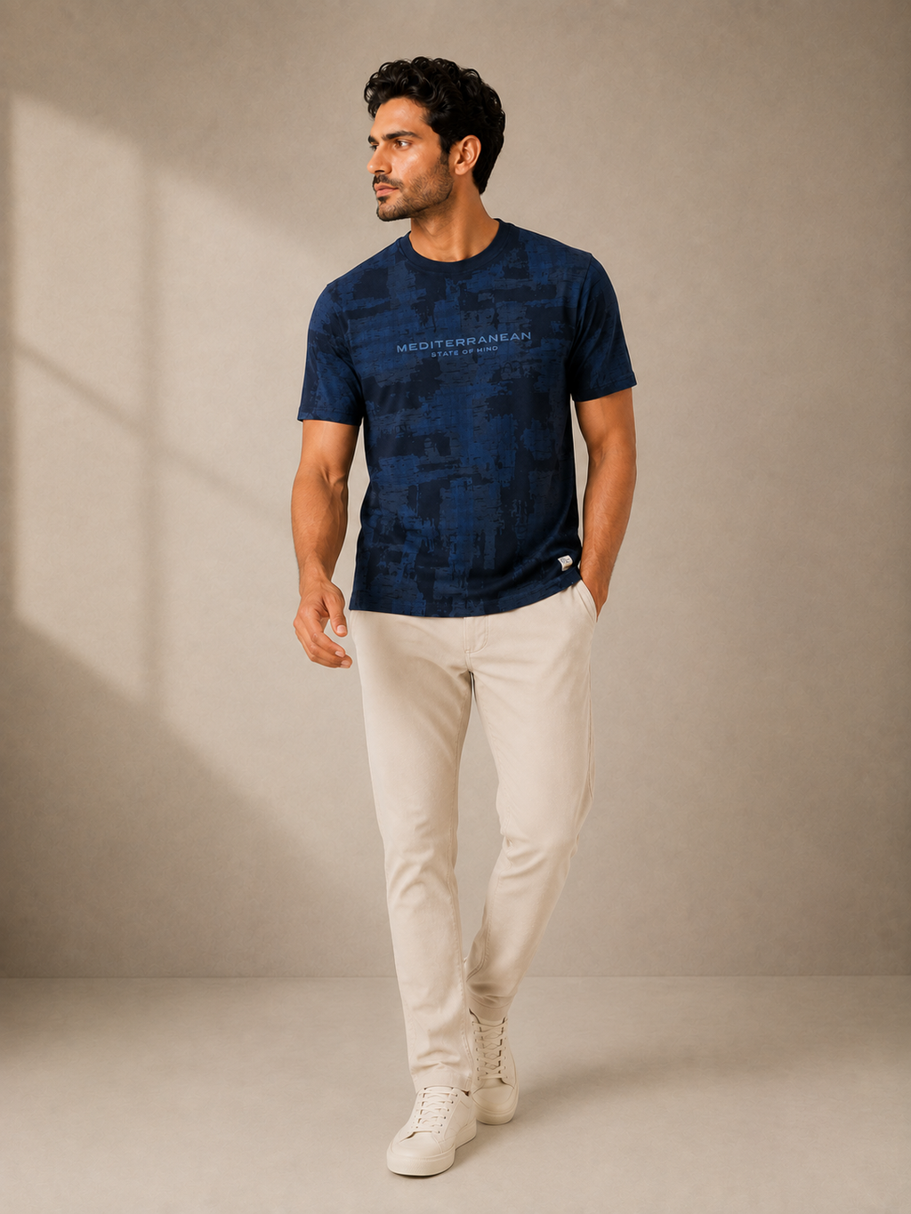 Mediterranean Mind Tee — Navy