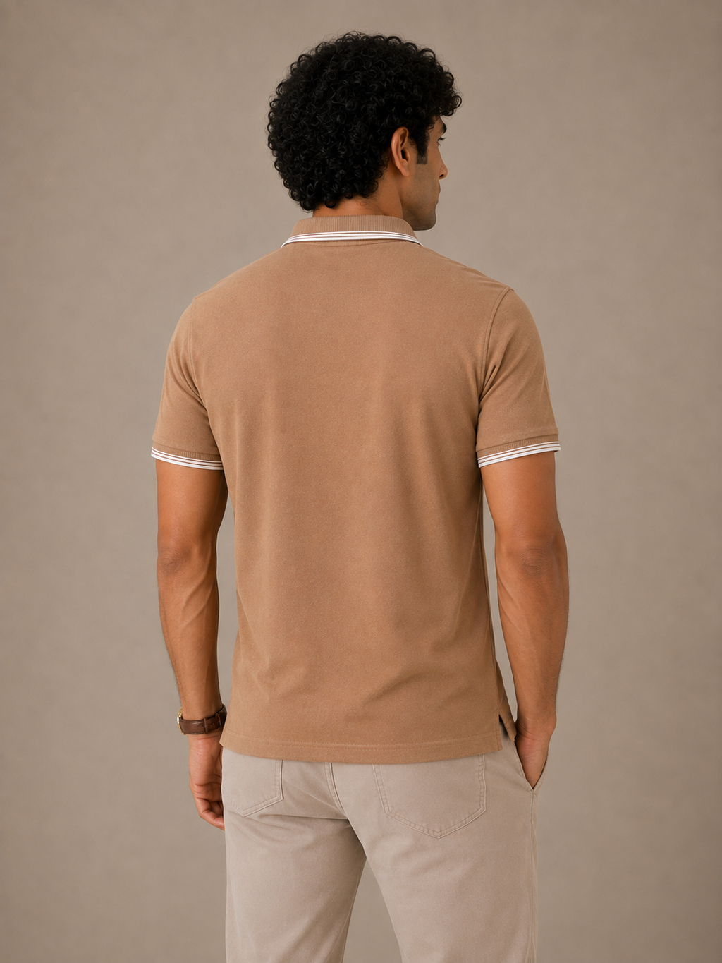 Camel Tipped Classic Polo