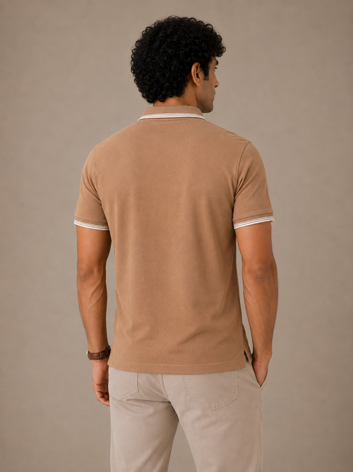 Camel Tipped Classic Polo