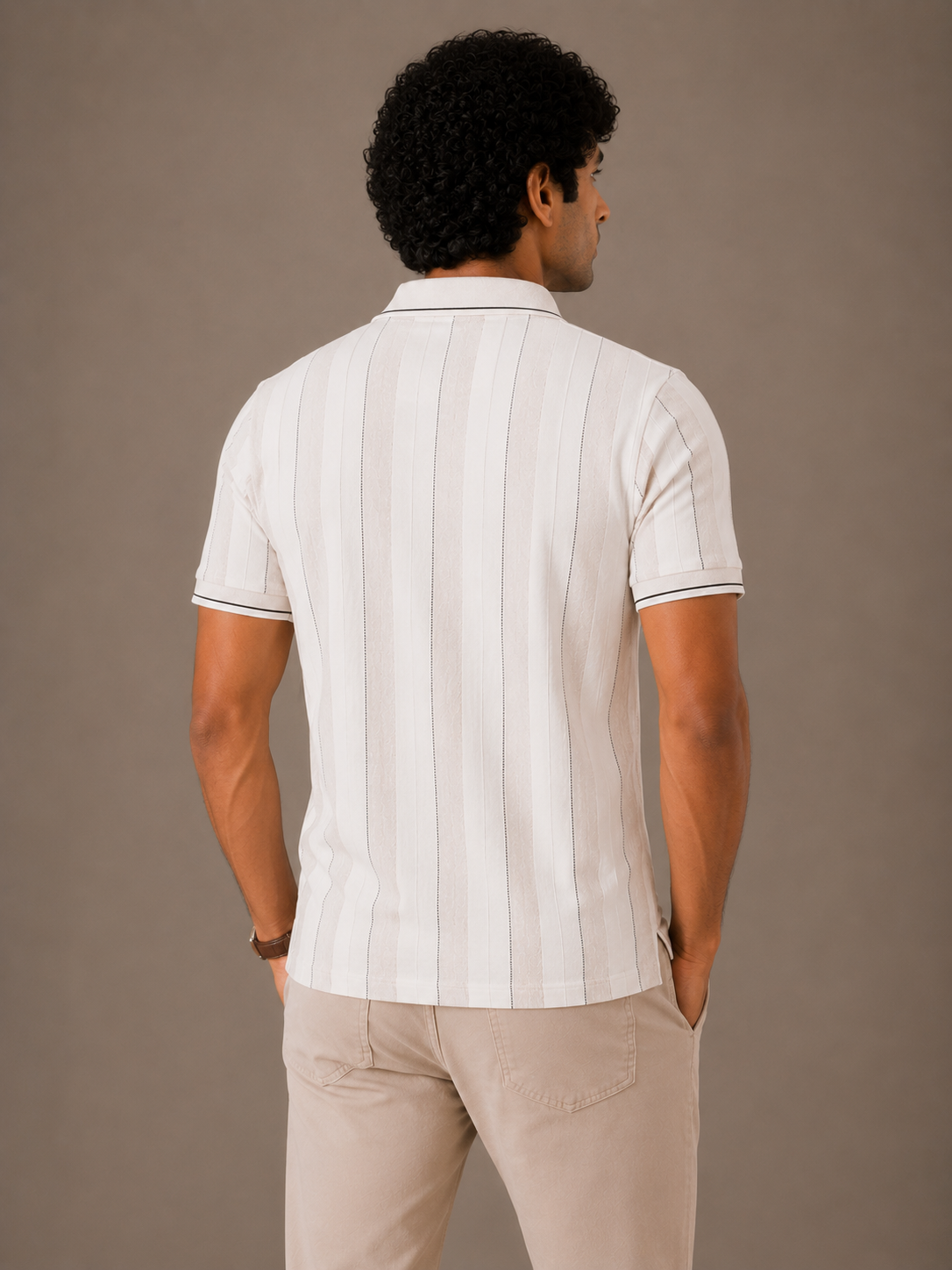 Sandbar Pinstripe Polo