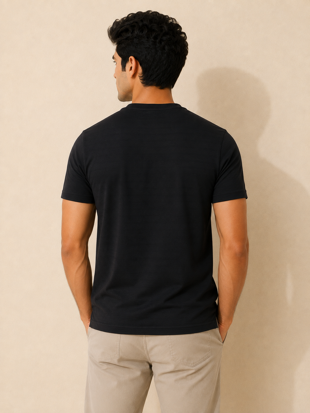 Confident Rib Knit Tee