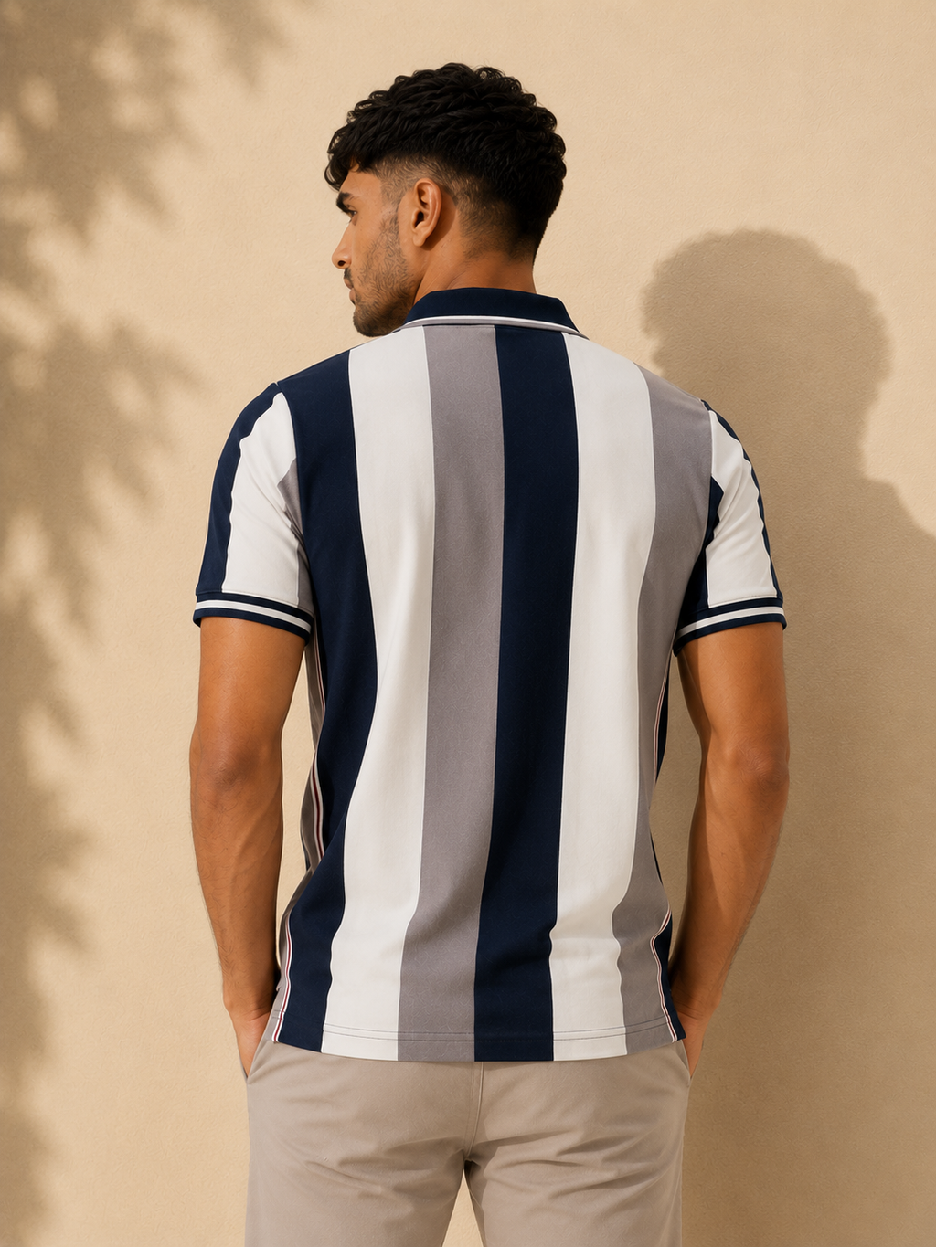 Colourblock Panel Polo