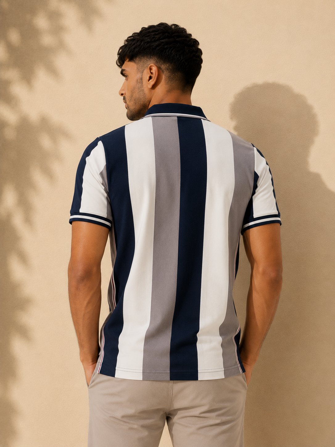Colourblock Panel Polo