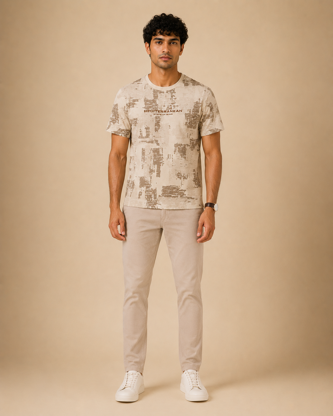 Mediterranean Mind Tee — Sand