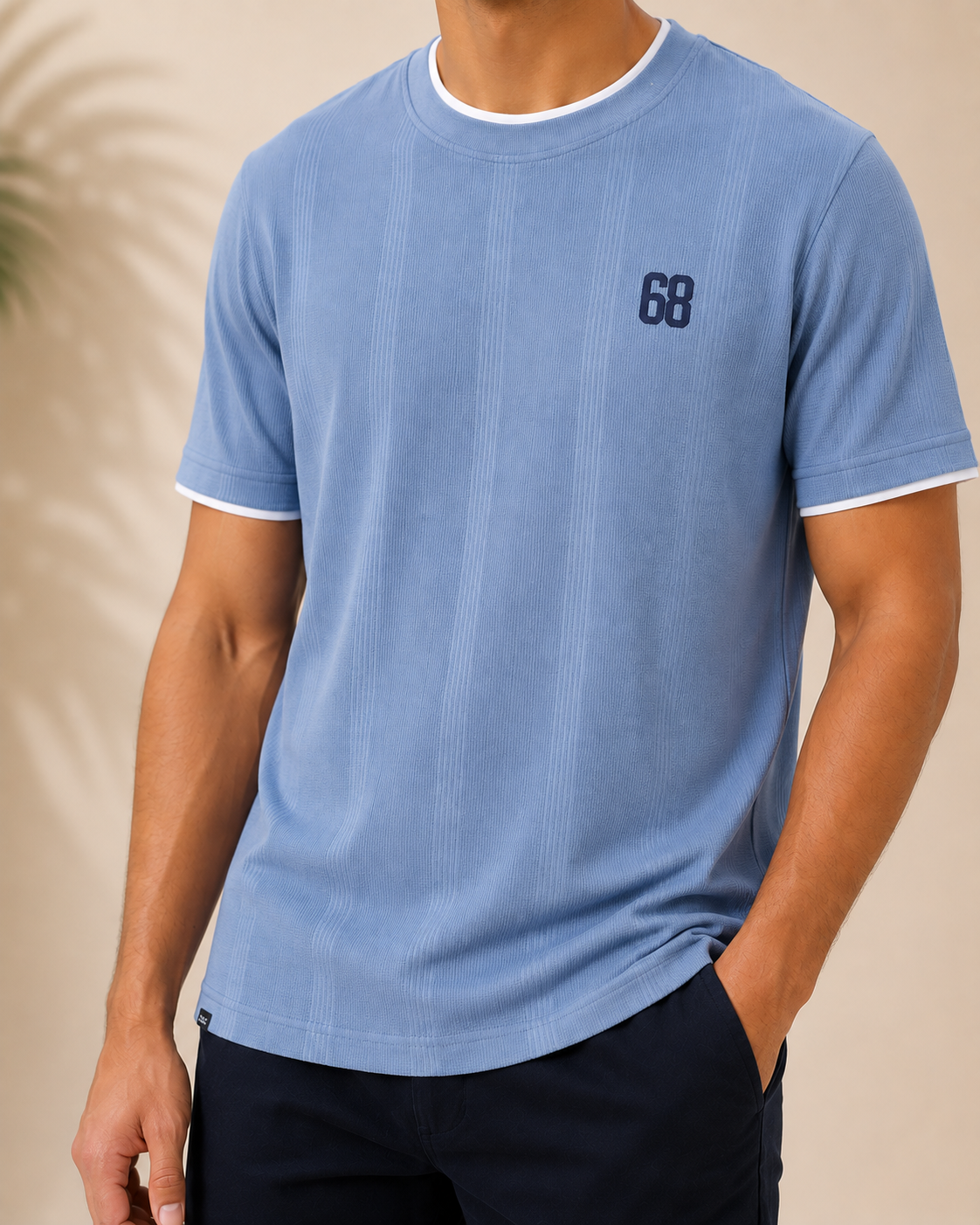 Glen Check '68 Tee — Blue