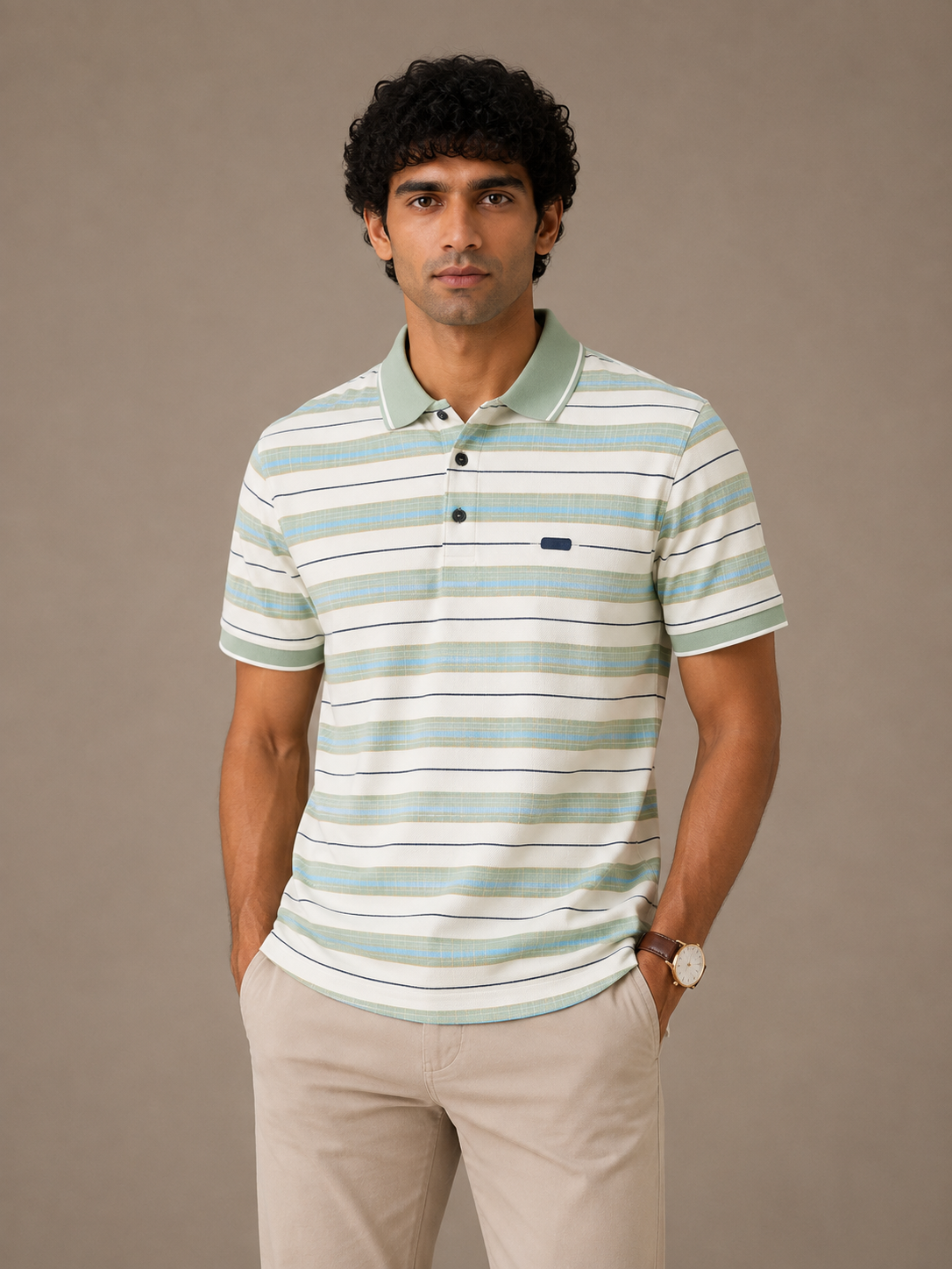 Meadow Multi-Stripe Polo
