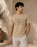 Elevate Box Graphic Tee — Khaki
